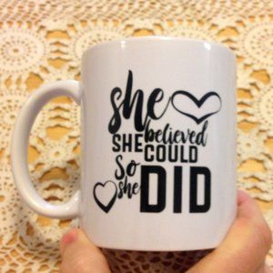Positive Vibes Coffee Cup, new item